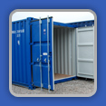 Secure Blue Storage Containers