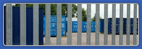 Secure Compound with Palisade Fencing